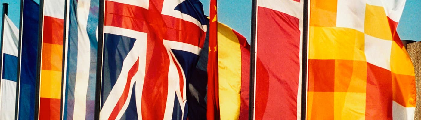 Banderas de ferias internacionales
